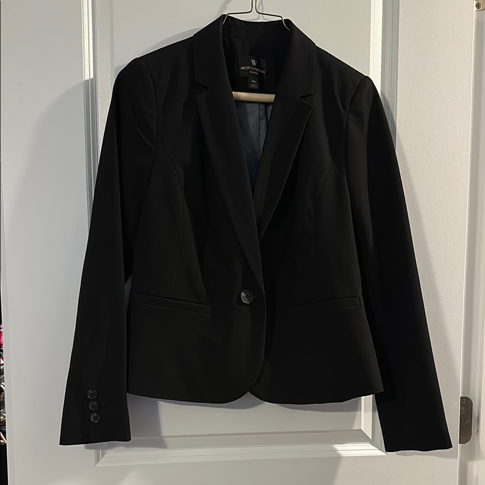 Women's Black Blazer by Worthingtin